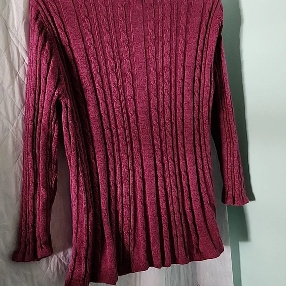Croft&Barrow Size M womens Sweater 1/4 Button Up EUC. (24) - Picture 6 of 6